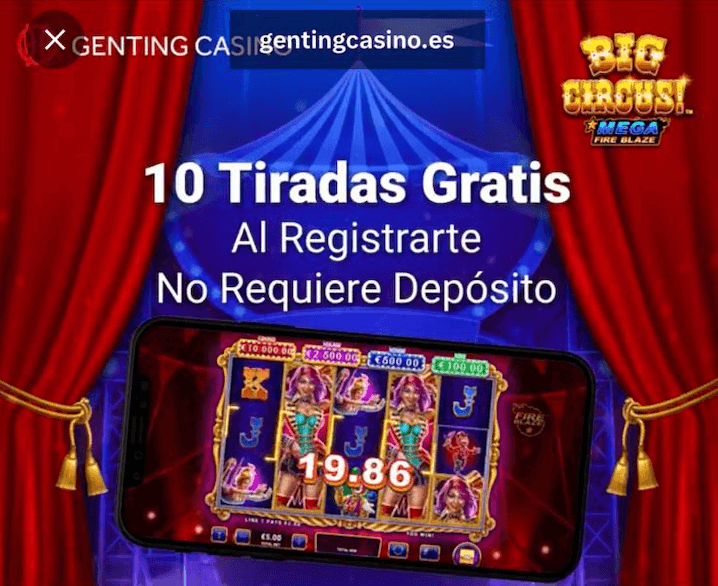 bono sin depósito Genting Casino España