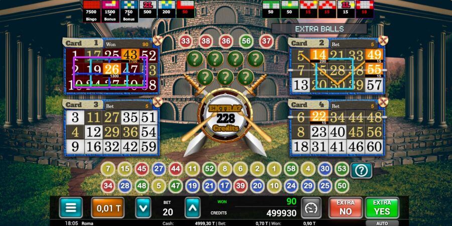 Jugar a Bingo Roma online