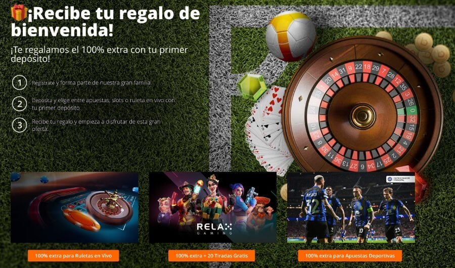 oferta de bienvenida Betsson casino online