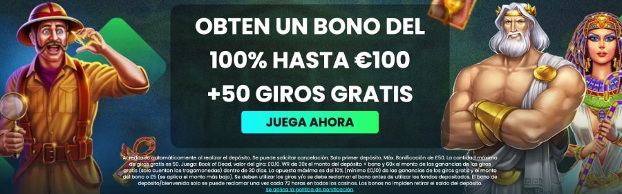 Swift Casino 100 euros y 50 giros gratis