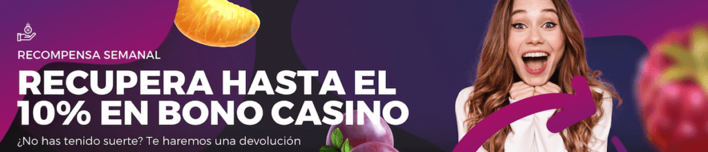 Bono de reembolso del Casino Gran Madrid