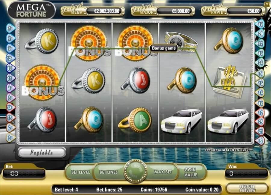 Mega Fortune tragamonedas