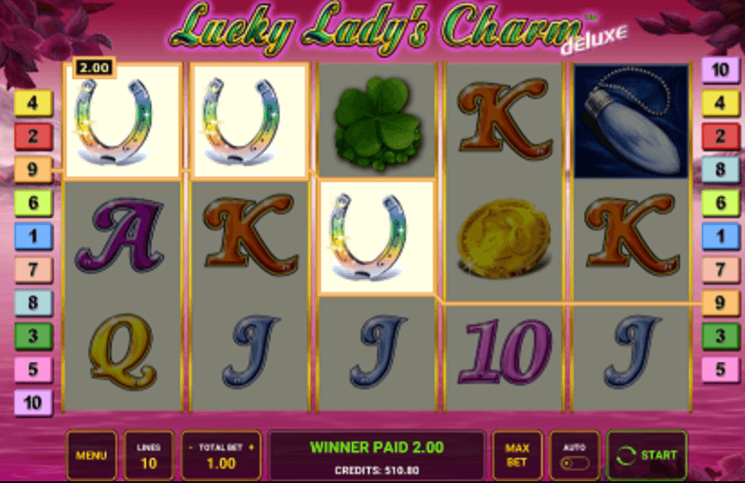 como jugar a Lucky Lady’s Charm