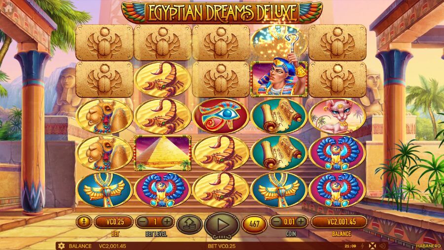 Egypcian Dreams Deluxe juego de casino