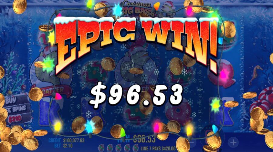 Cómo jugar en Christmas Big Bass Bonanza