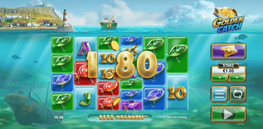 tragaperras online Golden Catch cómo jugar
