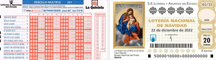 8 de cada 10 españoles jugaron a La Lotería, La ONCE o La Quiniela en 2022