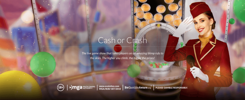 Cash or Crash game show para jugar en vivo