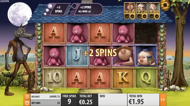 Tragaperras Big Bad Wolf jugar con bonos