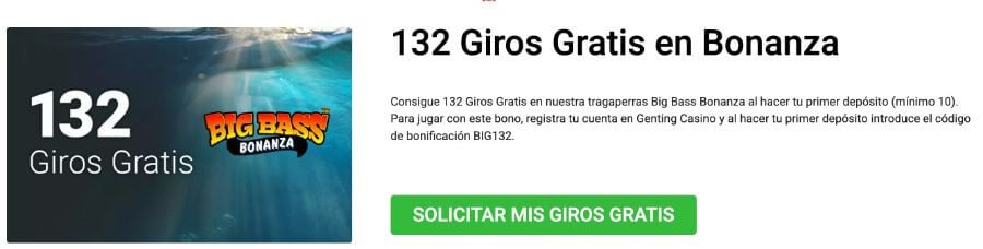 Genting Casino España tiradas gratis