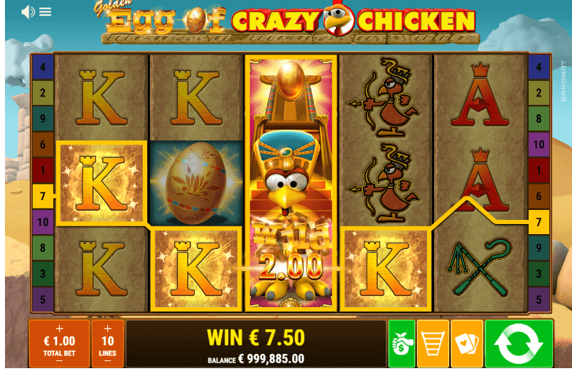 Golden Egg of Crazy Chicken juego de casino