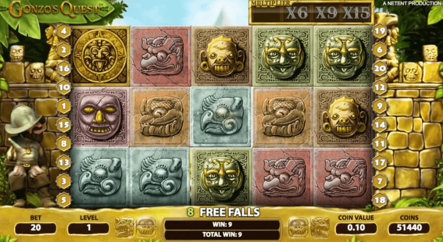 Gonzoās Quest bonos de casino