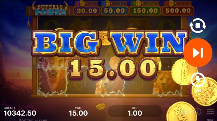 Bonos de casino slot Buffalo Power: Hold and Win