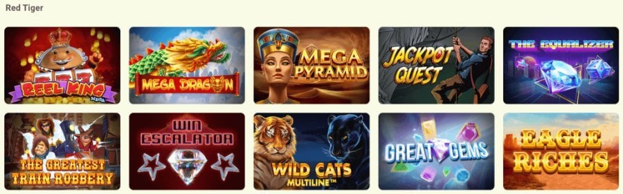 YoCasino acuerdo con Red Tiger