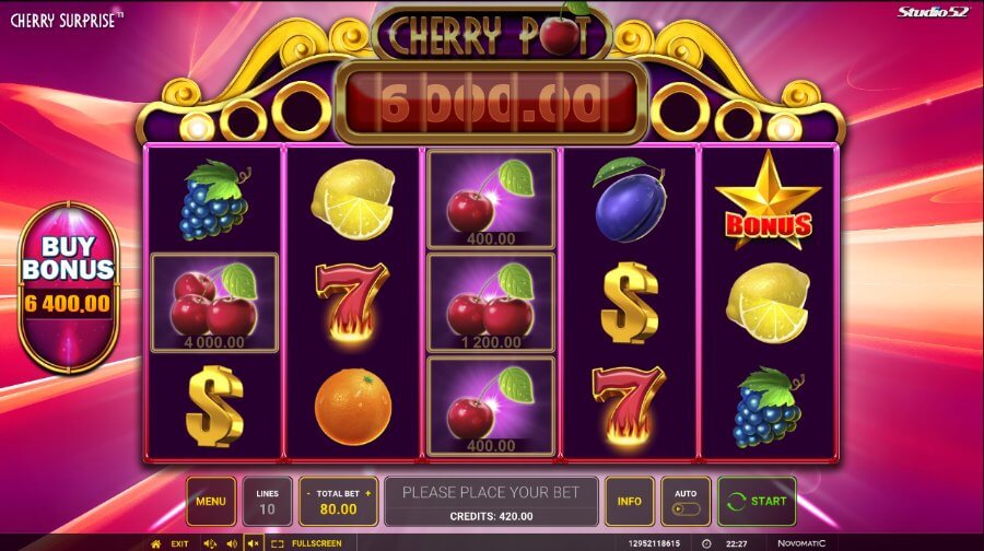 Casinos con Cherry Surprise