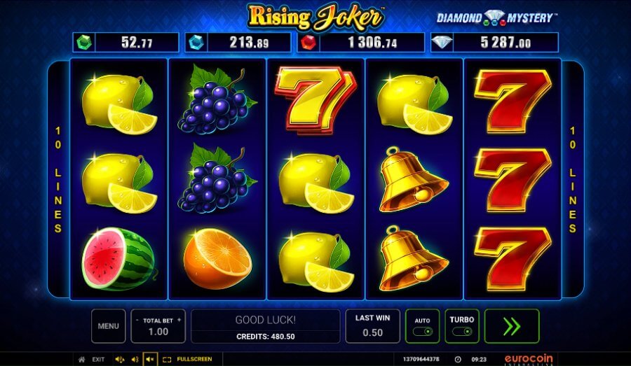 Juego de casino Rising Joker - Diamond Mystery