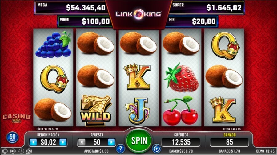 Bonos de casino para jugar a Link King Casino Mix
