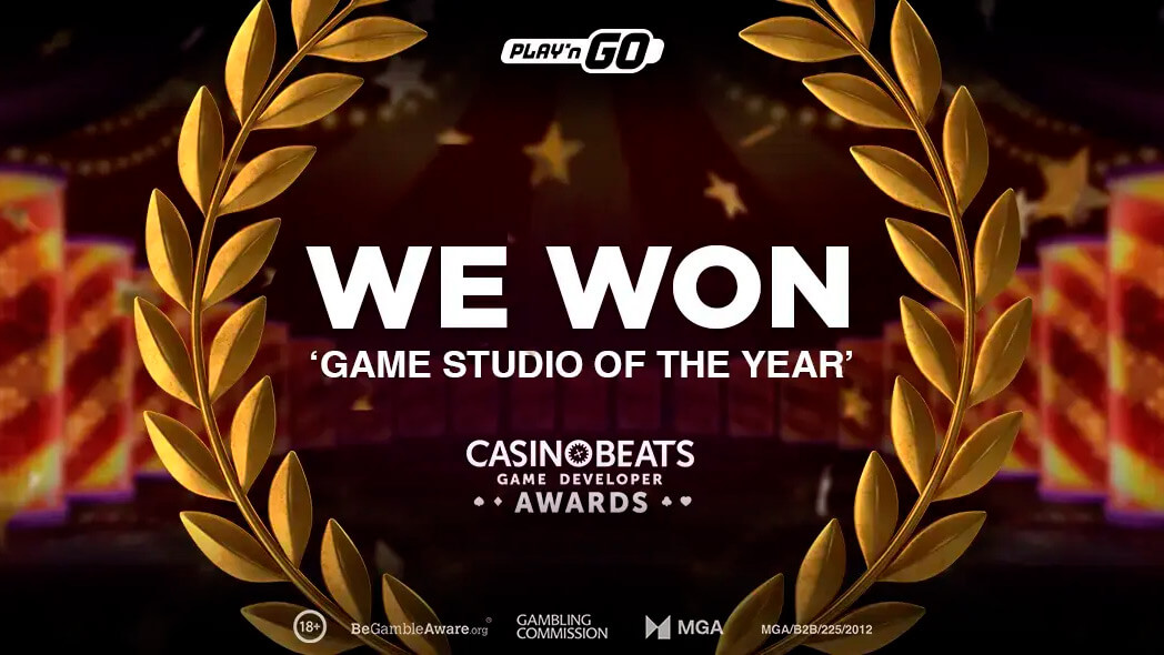 Premios Casino Beats Play'n Go Mejor Estudio de Juegos del Año