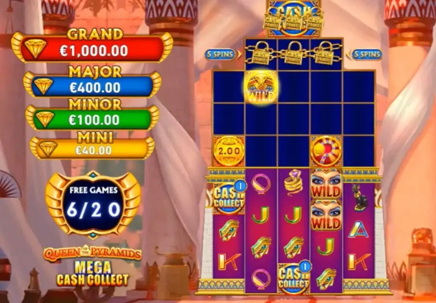 Queen of the Pyramids: Mega Cash Collect tragaperras online