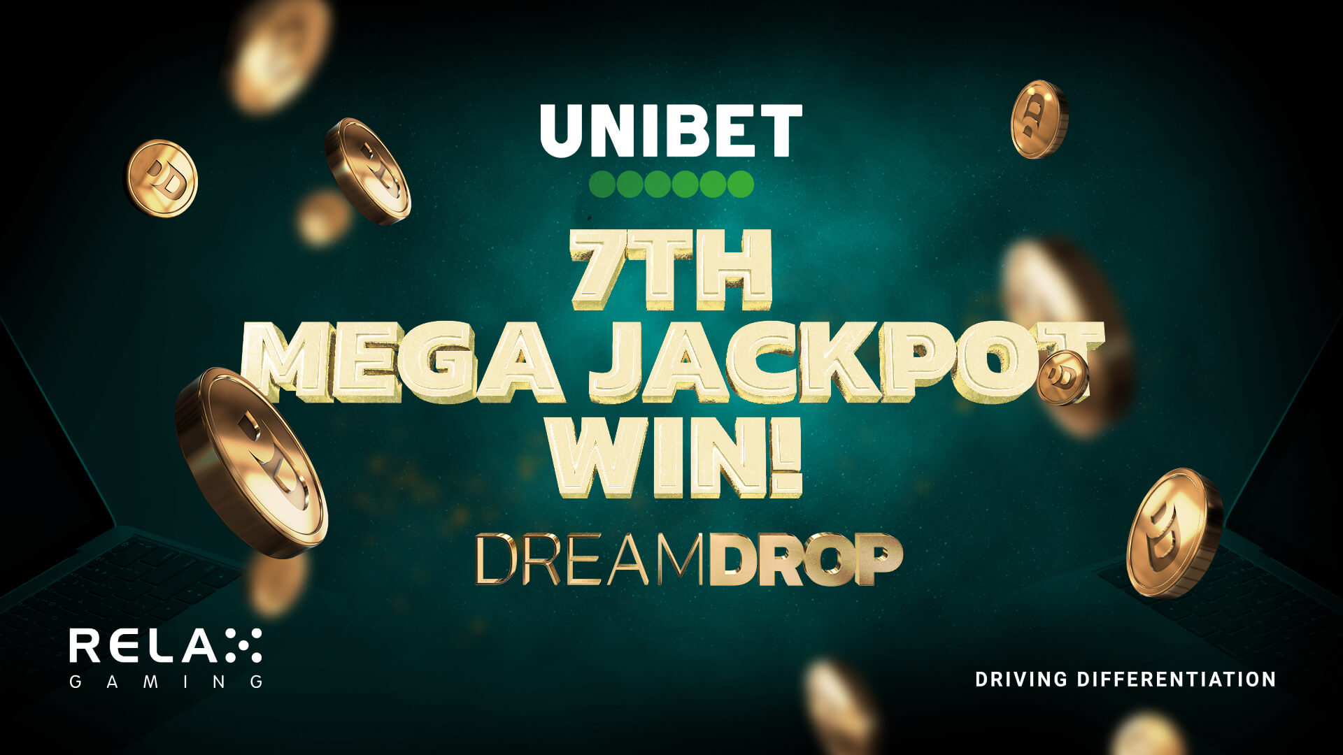 ¡Séptimo ganador de los Dream Drop Jackpots de Relax Gaming!