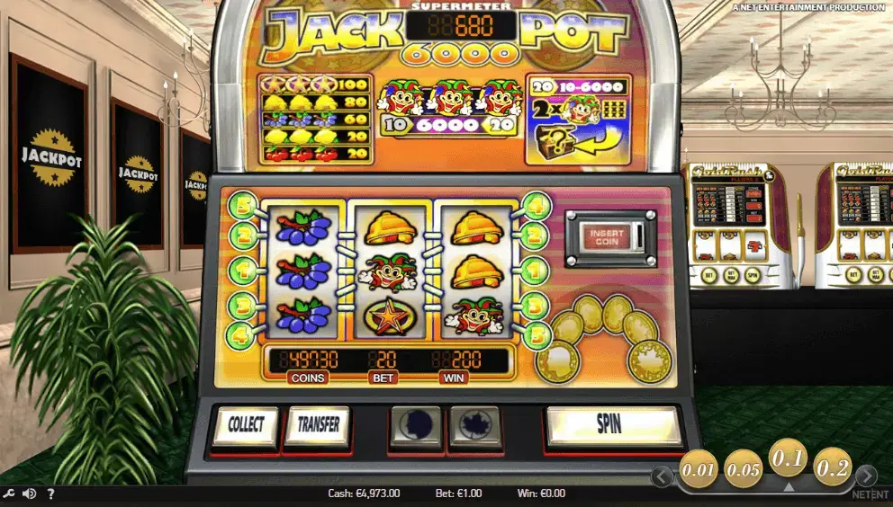 Jackpot 6000 demo gratis