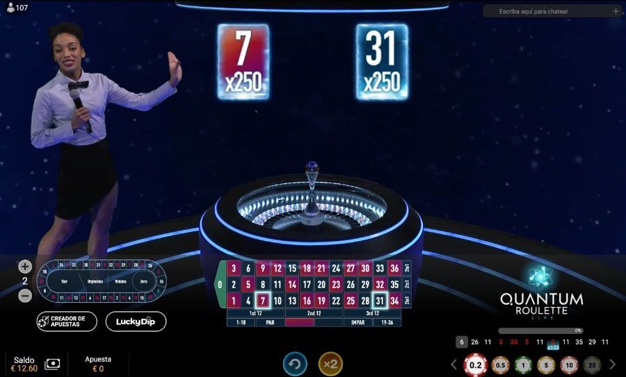 Ruleta Quantum jugar en España