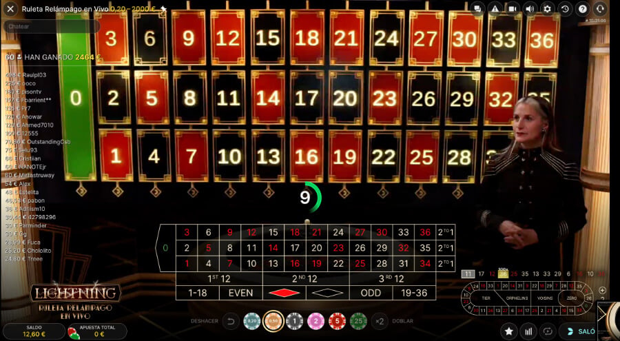Lightning Roulette casino
