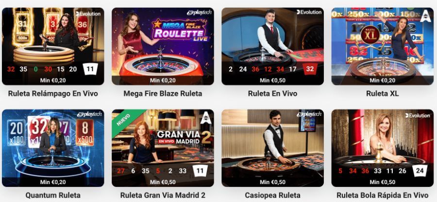 ruletas en vivo de Authentic Gaming