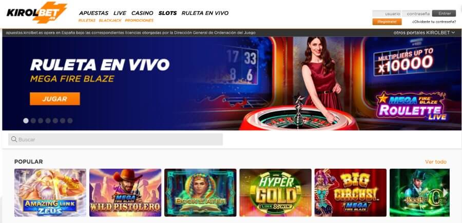 Jugar a Kirolbet casino online