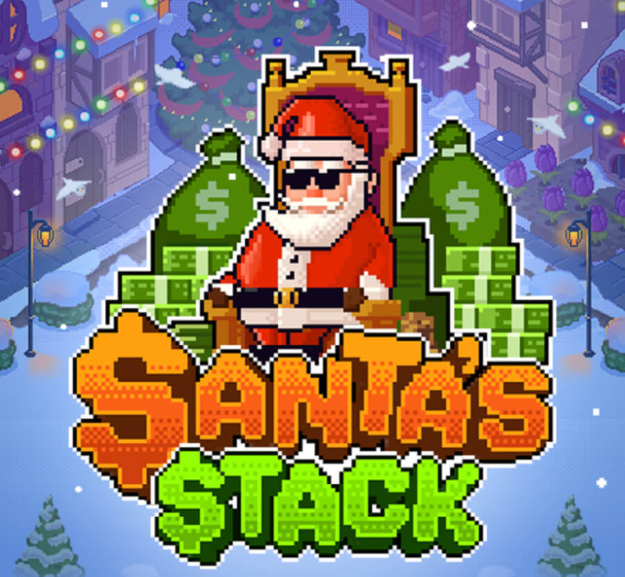 Santa's Stack juego de Navidad casino online