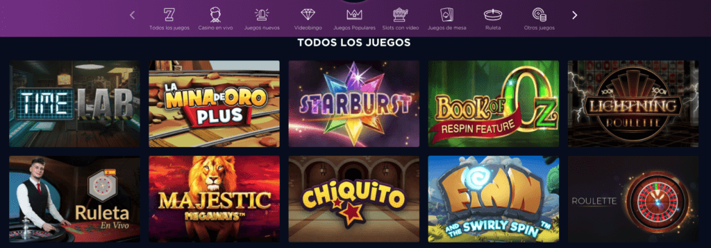 Genesis Casino juegos online