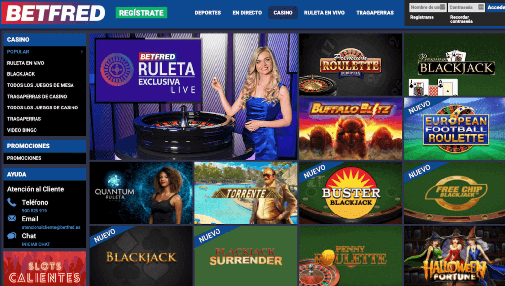 Betfred casino online cierra en España