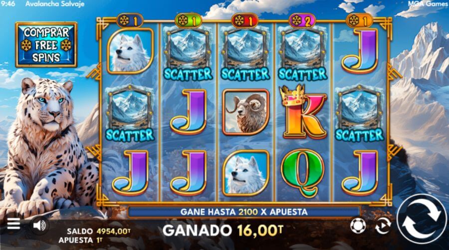 Jugar a Avalancha Salvaje demo gratis