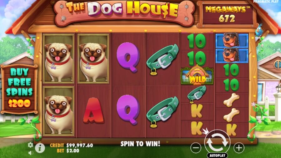 demo gratuita del juego The Dog House Megaways