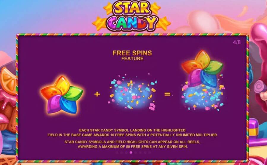 Giros gratis slot Star Candy