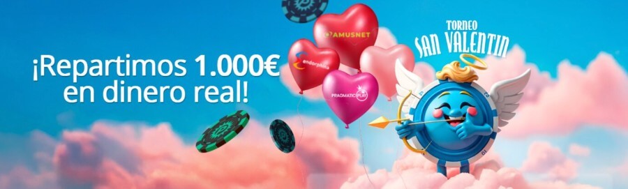 Torneos de tragaperras por San ValentÃn en Platin Casino