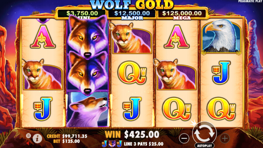 Juegos de slot online Wolf Gold