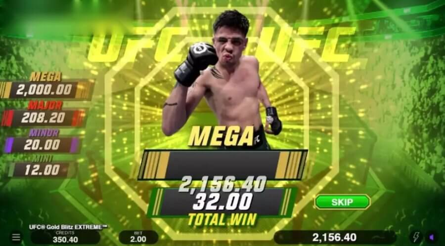 ReseƱa de tragaperras UFC Gold Blitz Extreme