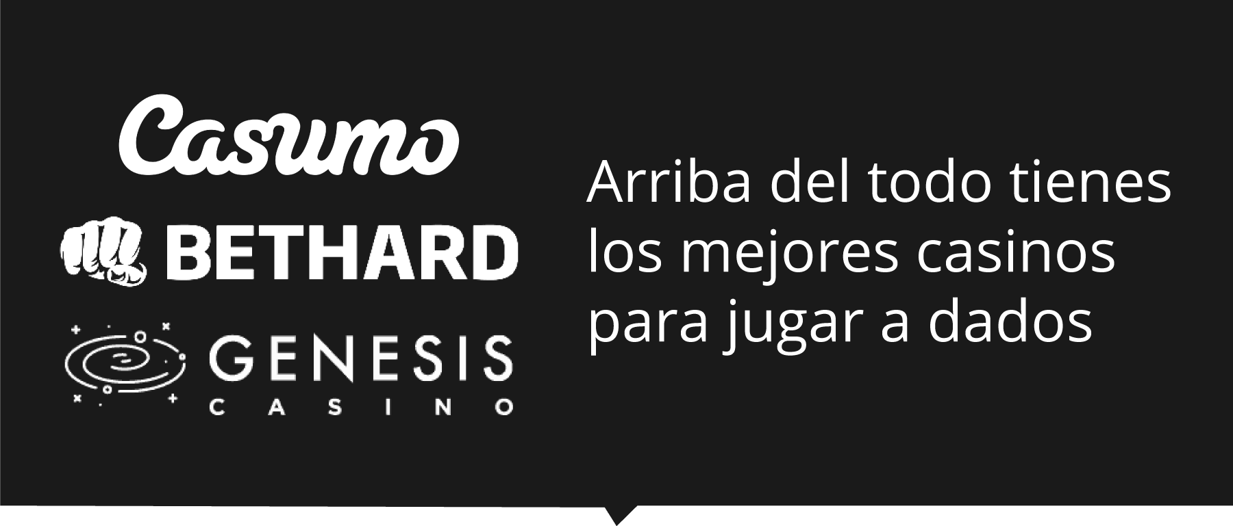Top casinos online para jugar dados en España