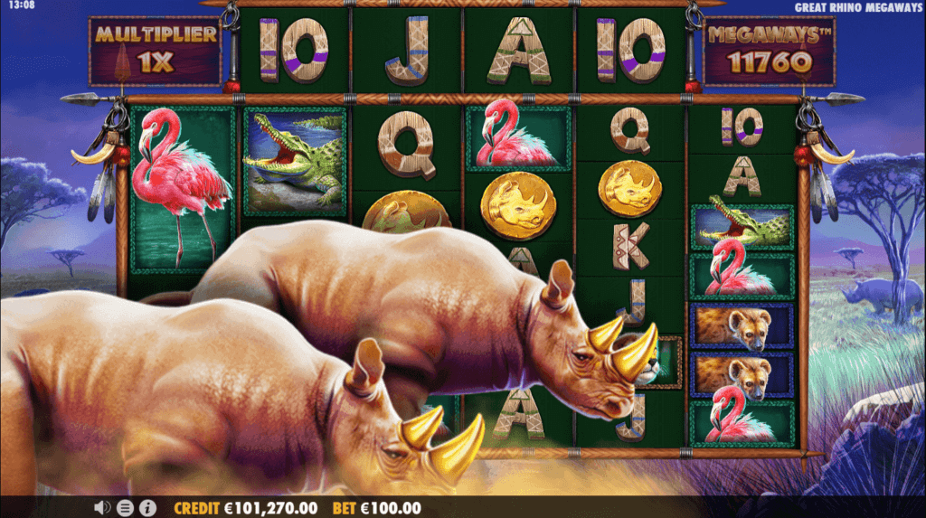 Slot online Great Rhino Megaways