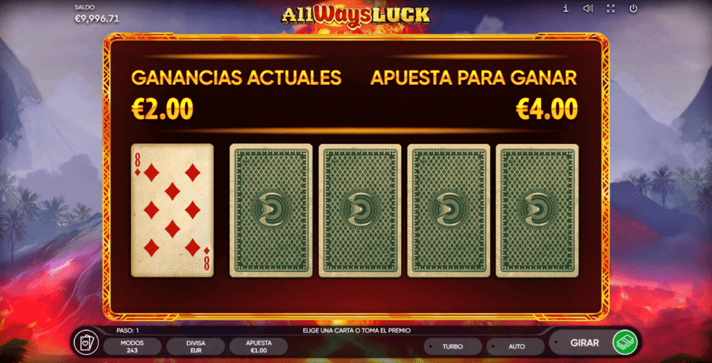 Doble o nada All Ways Luck