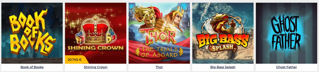 Slingo Casino slots