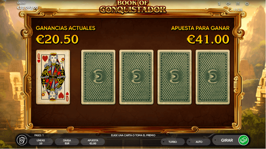 juego de riesgo Book of Conquistador