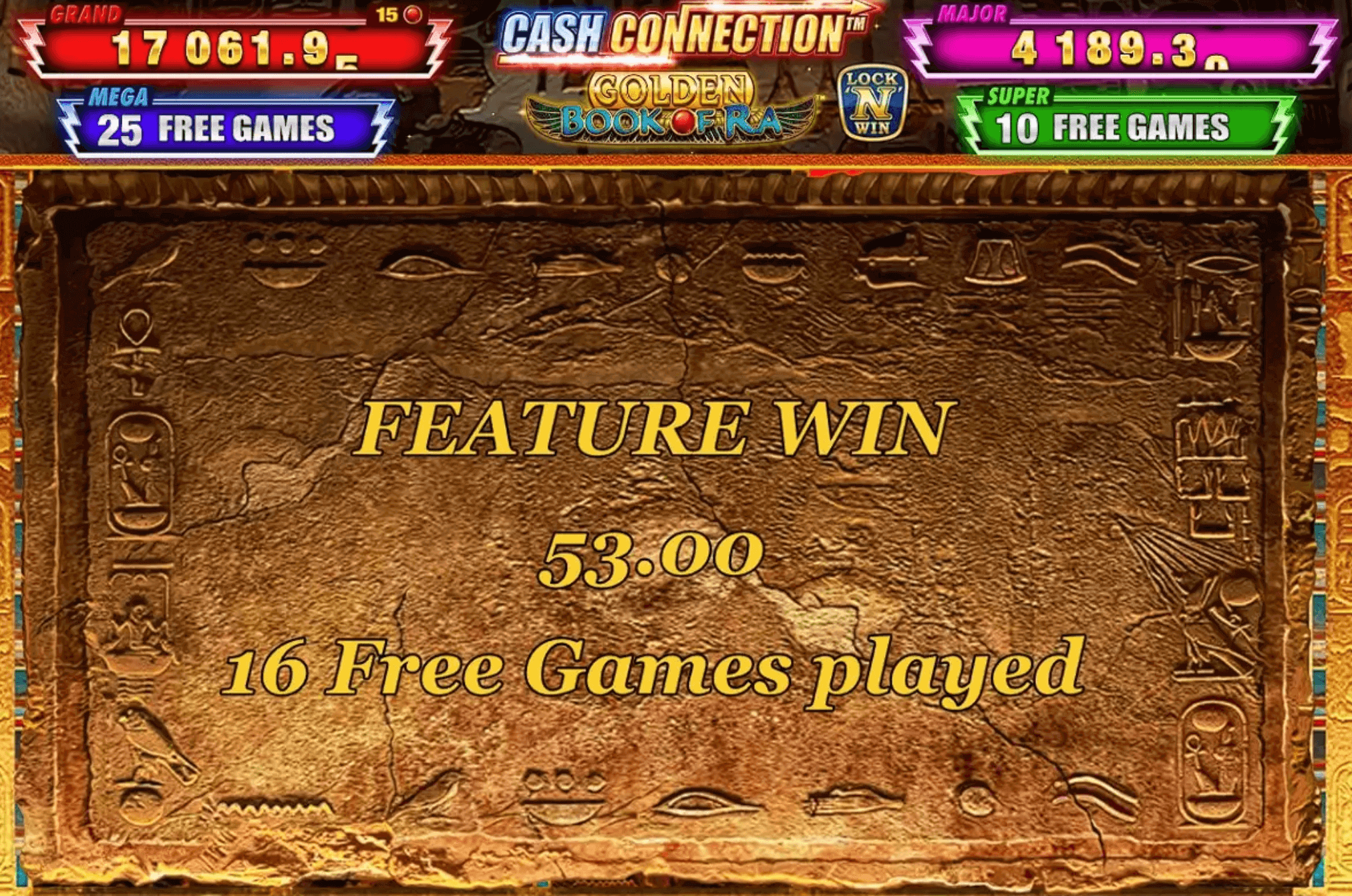 review del slot Cash Connection - Golden Book of Ra