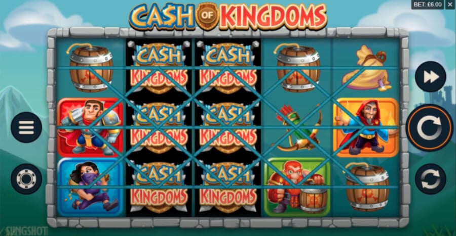Giros gratis Cash of Kingdoms