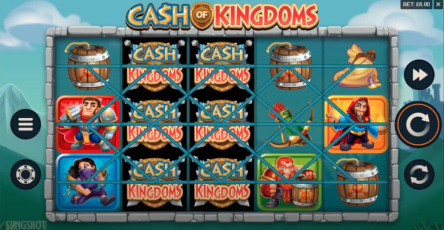 Giros gratis Cash of Kingdoms