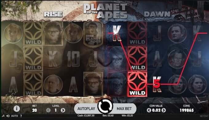 tragaperras planet of the apes slot que más paga