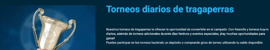 Torneo de slots online en casino ICE36 EspaƱa