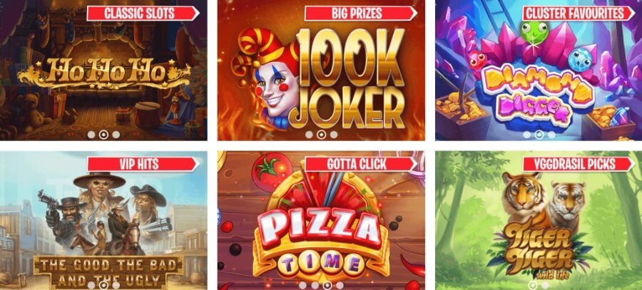 selección de juegos de G Games en Luckia
