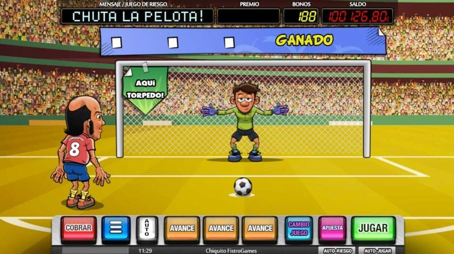 Chiquito Fistrogames fĆŗtbol slot online